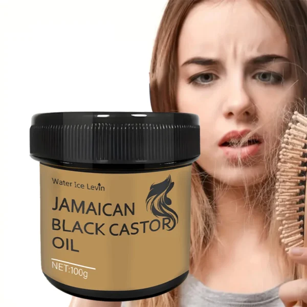 Jamaican Black Castor Oil Hair Care Essence Dry Hair Repair Boost Oil Nourishing Formula Black Castor Hair Oil Hair Growth Oil - Image 4