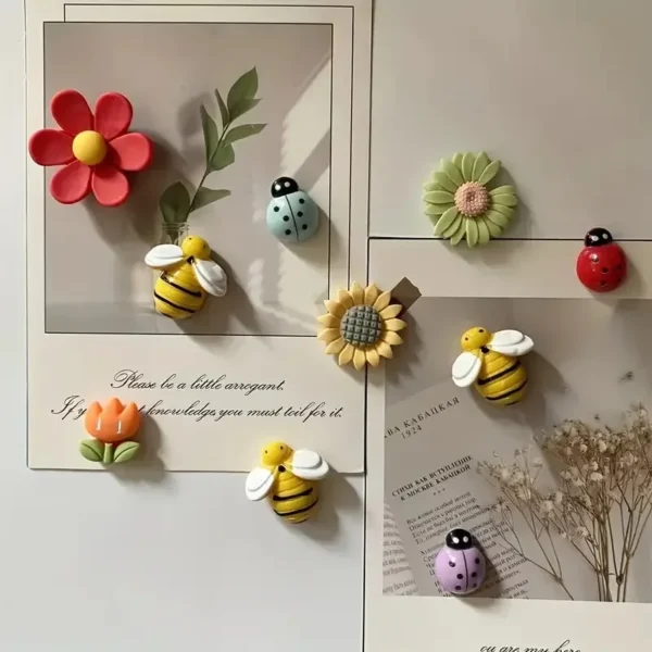10pcs Adorable Refrigerator Magnets - Durable & Strong Hold for Kitchen, Office & More - Versatile Home Decor Mothers Day Gift - Image 7