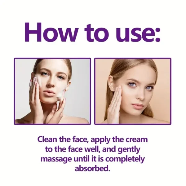 Instant face lift cream with hyaluronic acid for wrinkles. Firming solution. - Image 6