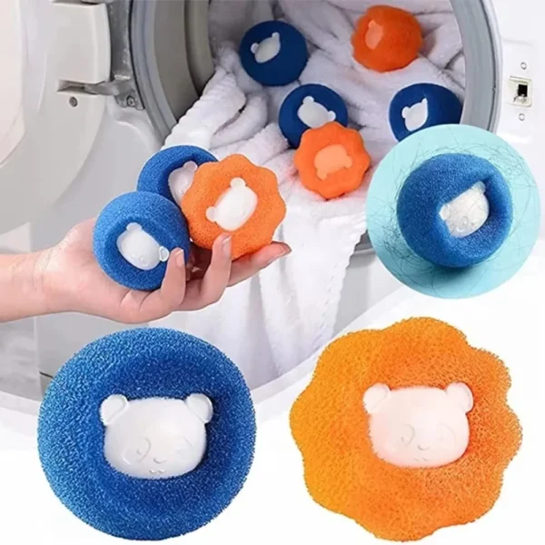 Pet Hair Remover for Washing Machine Reusable Cats Dogs Fur Sticker Hair Brush Lint Dust Collector Dryer Cleaning Laundry Tools - Image 1