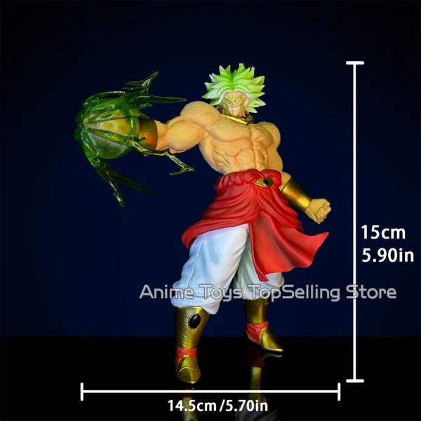 15cm/5.9in Dragon Ball Z Figure Broly Super Saiyan Goku VS Broly Action Figure PVC Collection Model Toys Gifts - Image 2