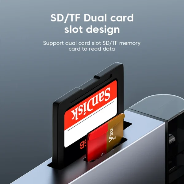 7 In 1 Multifunction Usb 3.0 Card Reader Micro TF SD Card Memory Reader USB Flash Drive Type C Card Adapter OTG - Image 5