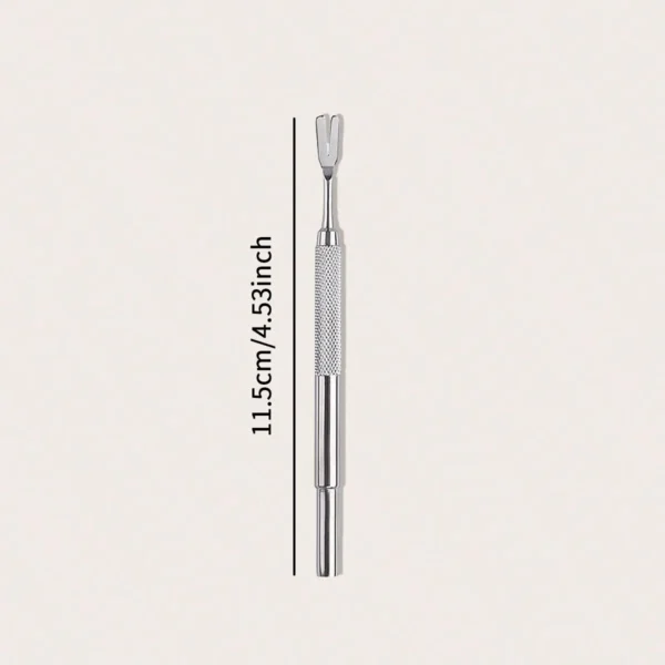 1pc-Stainless steel tick fork removal tool - effective pet flea and tick removal tweezers for dog care and cleaning - Image 5