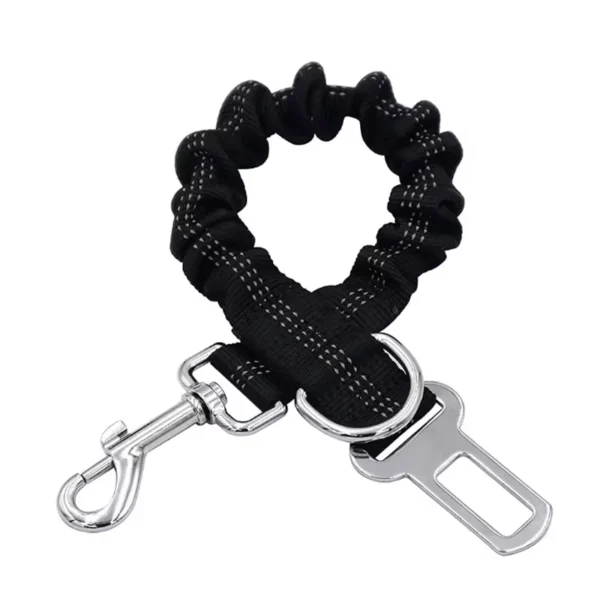 Dog safety leash pet car seat belt dog traction seat belt buffer elastic safety rope traction leash dog traction leash - Image 3