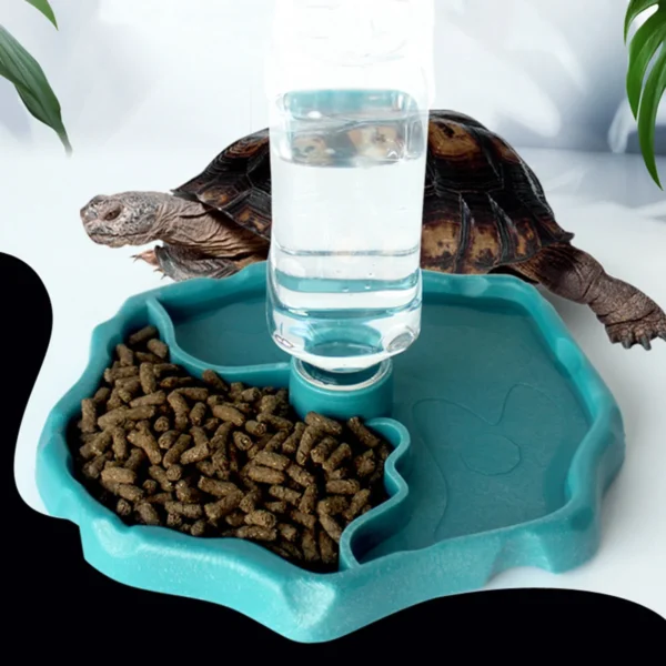 1pc - Reptile Feeder, Turtle Food Dish, Small Pet Bowl For Reptiles And Amphibians, Removable, Easy-Clean,Small Pet Supplies - Image 7