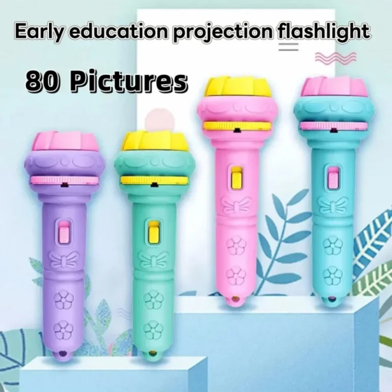 10Pcs Cartoon Projector Flashlight Cards, Creative Kids Flashlight Toy Projector for Children, Bedtime Story Toy for Babies - Image 2