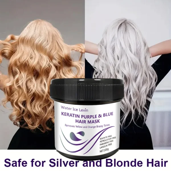 Magical Keratin Hair Mask 5 Seconds Repair Damaged Frizzy Hair Soft Smooth Shiny Nutrition Deep Moisturize Nourishing Hair Care - Image 3