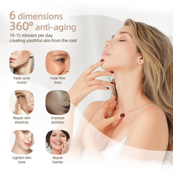 7 Colors Photon Silicone Face LED Mask 3D Facial Beauty Mask Red Light Therapy Skin Care Repair Skin Brightening Wireless Use - Image 3