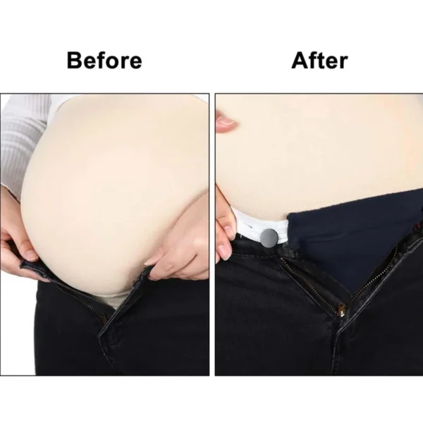 Women Adjustable Elastic Maternity Pregnancy Waistband Belt Waist Extender Clothing Pants For Pregnant Sewing Accessories - Image 6