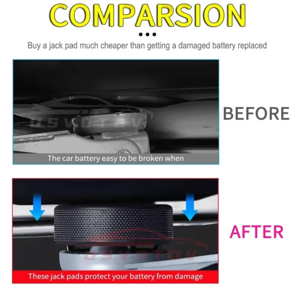 4pcs Lifting Jack Pads for Tesla Model 3 Y S X Juniper 2026 2025 2024 Accessories Rubber Pucks Chassis Lift Stands Adapter Case - Image 4