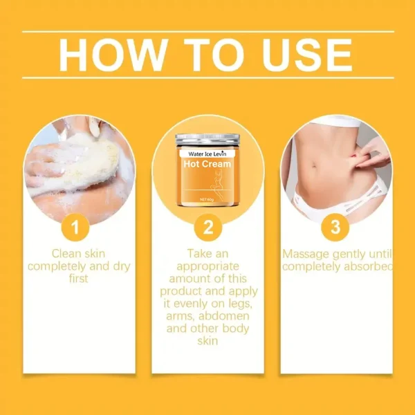 Full Body and Bodybuilding Massage Cream, Hot Compress to Tighten Abdominal Muscles - Image 6