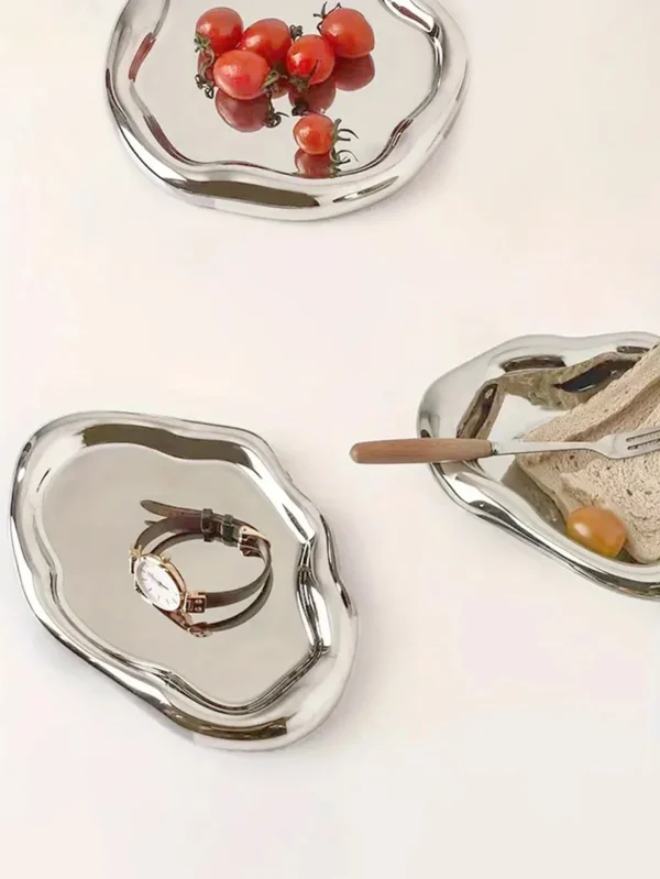 Simple Stylish Cloud Ceramic Jewelry Storage Tray Jewelry Earrings Display Desktop Ornaments Gifts for Friends - Image 4