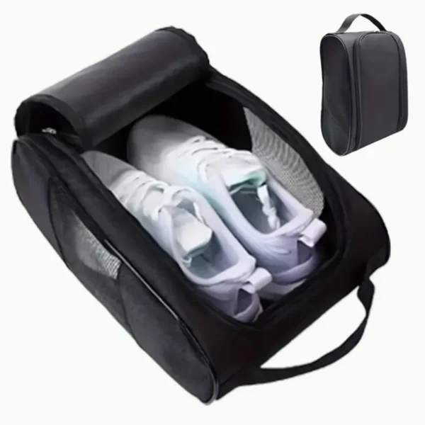 Portable Golf Shoe Bag Oxford Cloth Shoe Carrier Bags Breathable Lightweight Golf Handbag Dustproof Football Tennis Shoe Bag - Image 7