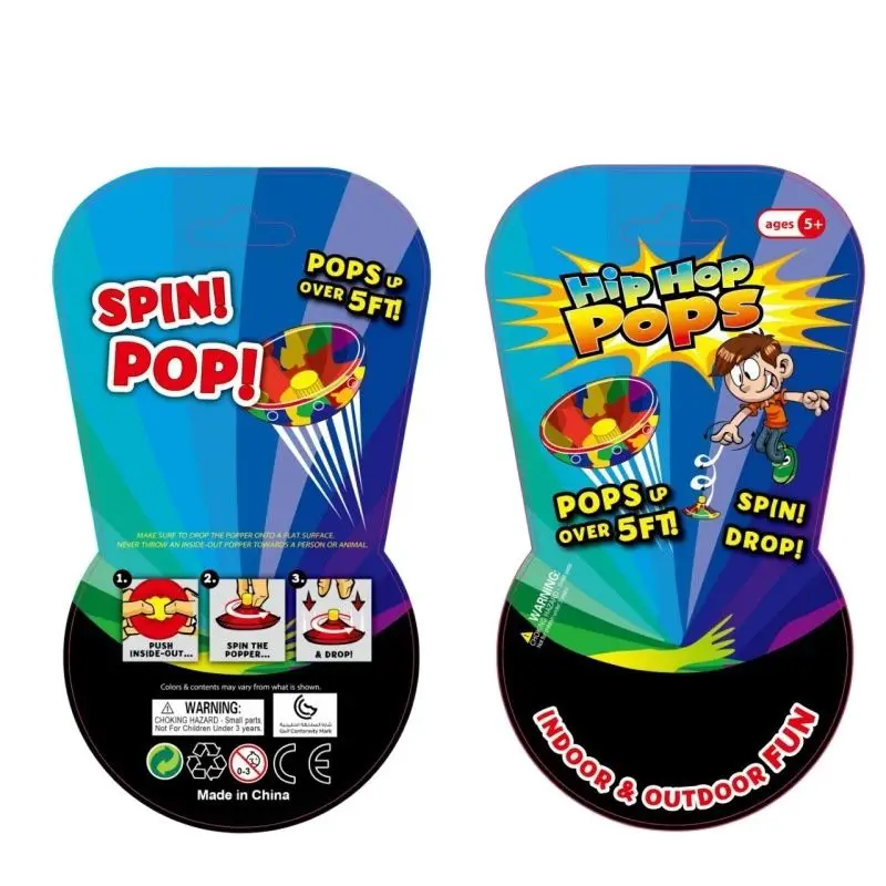 kf-Sc9881a6908fa401b8201a03d6b2e1eceG 1PC-Novelty Camouflage Bounce Rubber Popping Bowls Children Toys Elastic Hip Hop Jumps Fidget Toys Outdoor Fun Sports Gifts For - Image 1