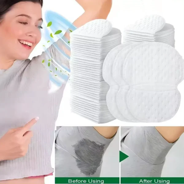 kf-Sca1d4699b4db4205ab488f390196b6ffy 20-100pcs Armpit Sweat Pads Disposable Underarm Sweat-absorbing Stickers Breathable Invisible Sweatproof Clothes Stickers - Image 1
