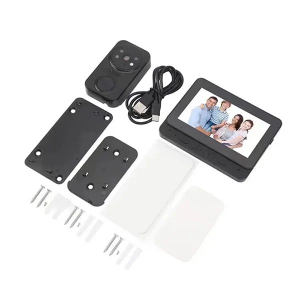 Wireless Video Doorbell Camera Bundle Smart Security with Night Vision 2.4G WiFi HD Motion Detection Cloud Storage - Image 5