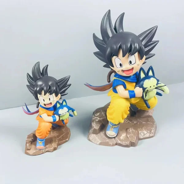 Dragon Ball Childhood Little Goku Hugs Puer Ya Mu Tea Little Follower Figure Doll Pvc Model Statue Collection Toys Ornamen Gift - Image 6