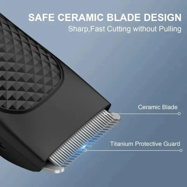 Men's Electric Groin Hair Trimmer Pubic Hair Removal Intimate Areas Body Grooming Clipper Epilator Rechargeable Shaver Razor - Image 6