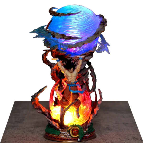 25cm Dragon Ball Figures Spirit Bomb Sou Goku Anime Figures Super Saiya Pvc Statue Doll Action Figure Model Collection Toys Gift - Image 6