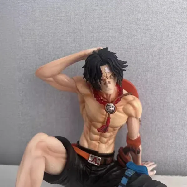 12cm One Piece Ace Anime Figure Portgas D Ace Action Figurine PVC Hassaikai Statue Model Doll Collection Toys Desk Decor Gift - Image 4