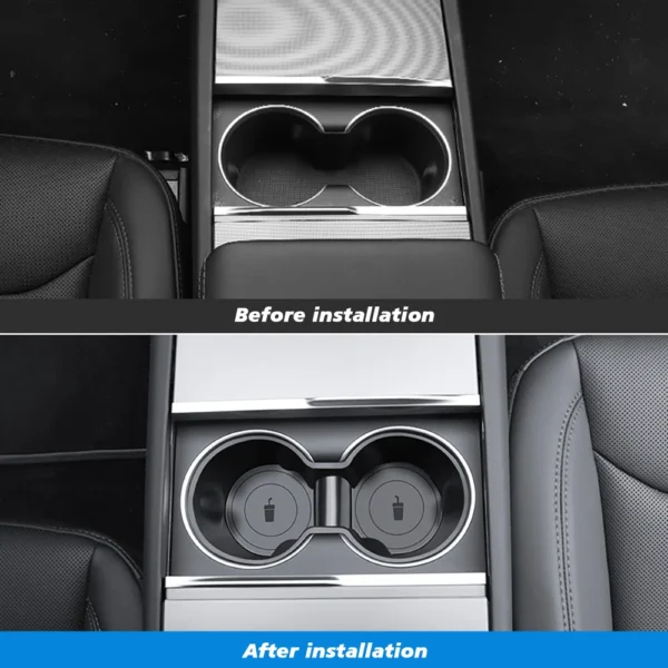 Watercup Holder for Tesla New Model Y 2025 Launch Juniper Model 3 2024 Highland - Image 2