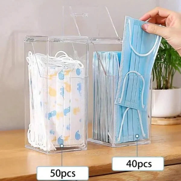 1/2pcs-Desktop Makeup Brush Storage Bucket Cup Holder with Lid Makeup Lipstick Cosmetic Storage Box Organizer Tube Transparent - Image 6