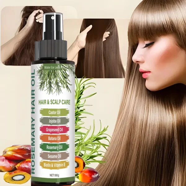 Rosemary Hairspray Uses Rosemary Oil, Mint Oil and Horsetail Grass Leaf Extracts to Moisturize Hair Roots Brings the Fragrance of the Hair, Make Your Hair Looks Shiny and Beautiful - Image 7
