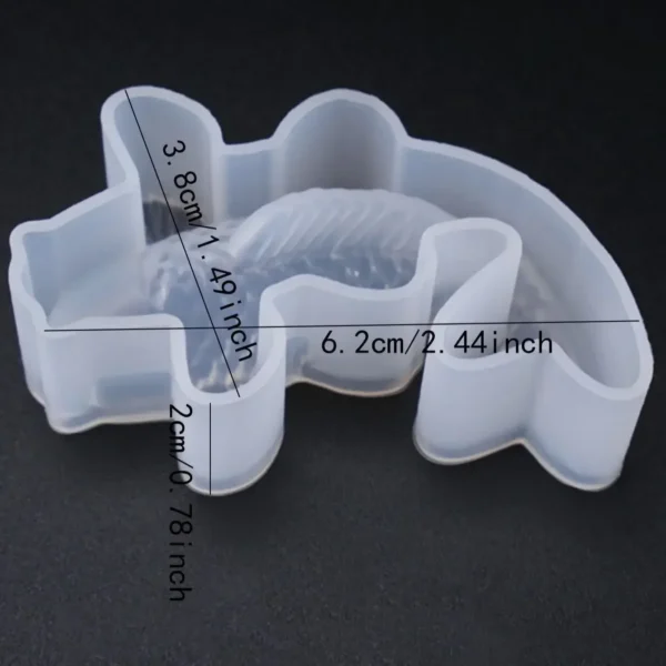 Koi Fish Silicone Resin Moulds DIY Pendant Goldfish Mold Fish Tail Jewelry for Making Jewelry, Pendant Charms, Fondant Cake Deco - Image 5