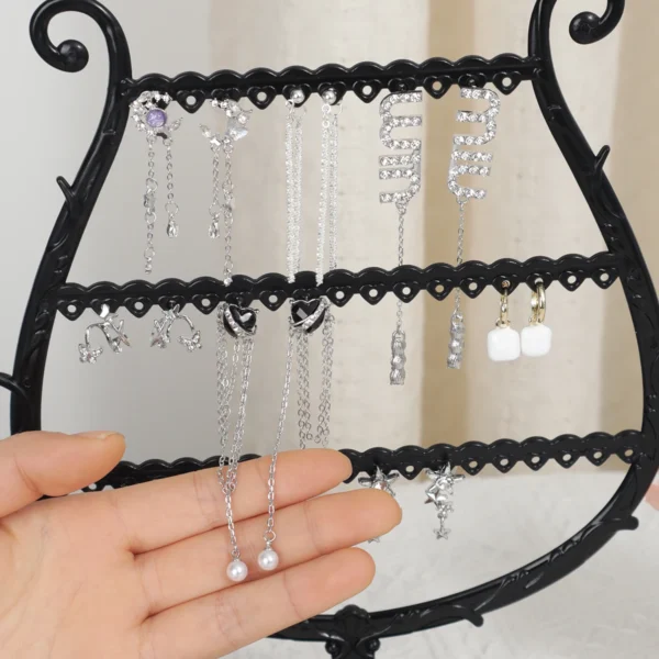 1PC - Creative Wine Cup Necklace Jewelry Display Shelf - Image 4