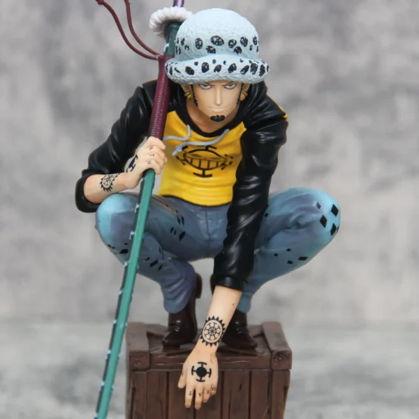21cm One Piece Figures Trafalgar D. Water Law Action Figures Anime Pvc Model Statue Ornamen Collection Decoration Toys Gifts - Image 4