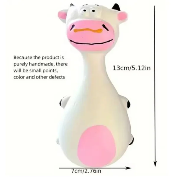 Dog Toys Sound Squeaky Elephant/Cow Animal Chew Pet Rubber Vocal Toys For Small Large Dogs Bite Resistant Interactive Toy - Image 6