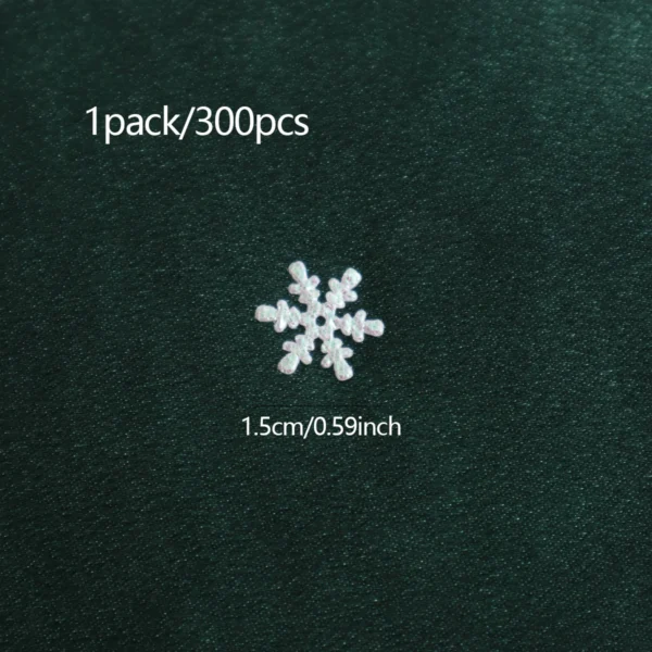1Pack/300pcs - Christmas snowflake flakes, throwing paper scraps at parties - Image 5