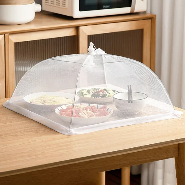 kf-Sd29f0e10f9e54f83b2c822dbfa9ea7cfn 1PC Dining table cover vegetable cover home foldable table cover new dust and fly proof - Image 1