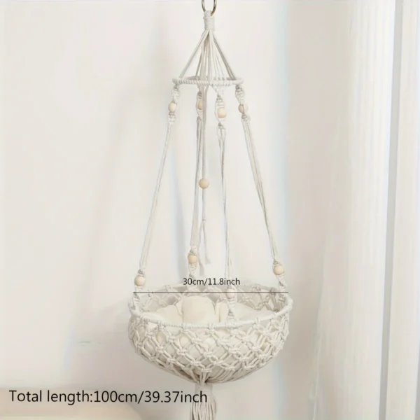 1 piece - Hand woven pet home cat nest hammock 30CM * 100CM - Image 2