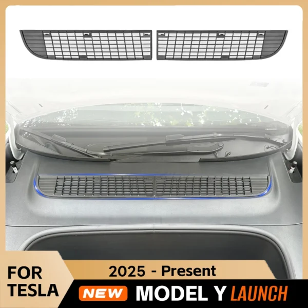 kf-Sd36b0521407c46a5a98ae959067eab25N For Tesla Model Y Juniper 2025 Insect-proof Net Front Trunk Anti Insect Dust Proof Inner Vent Grille Air Inlet Protective Cover - Image 1