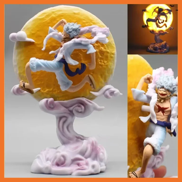 16cm One Piece Anime Figure Moon Fairy Nika Monkey D Luffy Gear 5 With Moon Light Action Figure Statue Model Collection Toys - Image 7