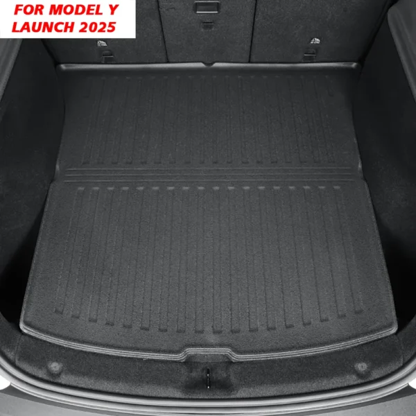TPE Floor Mats & Cargo Liner All Weather Trunk Mats For New Tesla Model Y Launch 2025+ Juniper Floor Liner Seat Backrest Mats - Image 4