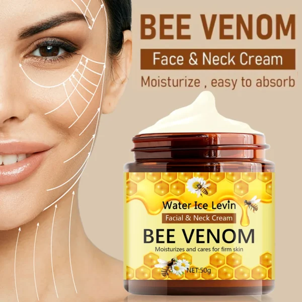 Bee Venom Cream Face Whitening Cream Remove Dark Spots Fade Freckle Melanin Anti Wrinkle Aging Moisturizing Brighten Skin - Image 5
