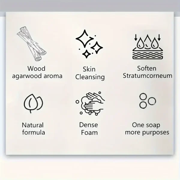 Handmade whitening soap skin care deep cleansing moisturizing cleansing essential oil mild soap brightens skin sandalwood soap - Image 5