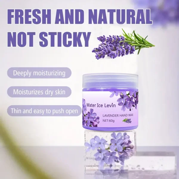 Lavender Moisturizing Hand Wax Mask, Hypoallergenic, for Hands and Feet, Smooth Skin, Gentle Cleansing Hand Mask, Illuminates Hand Skin - Image 5