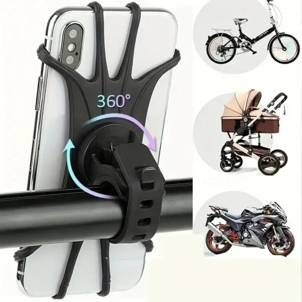 kf-Sdaeb339d03e84eeb96da8b0dab106d82c Bike Phone Holder Bicycle Mobile Cellphone Holder Motorcycle Stand Suporte Celular For iPhone Samsung Xiaomi Gsm Houder Fiets - Image 1