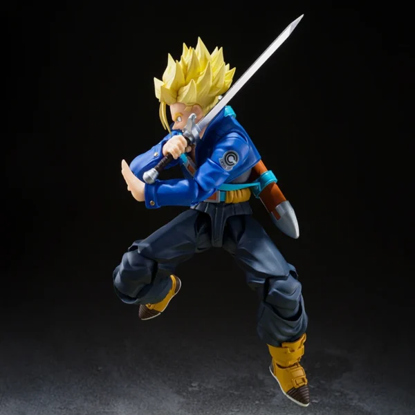 Anime Dragon Ball Z Figures SHF Super Saiyan Trunks Action Figure Collection Model 15cm Future Boy Torankusu Movable Toys Gifts - Image 5
