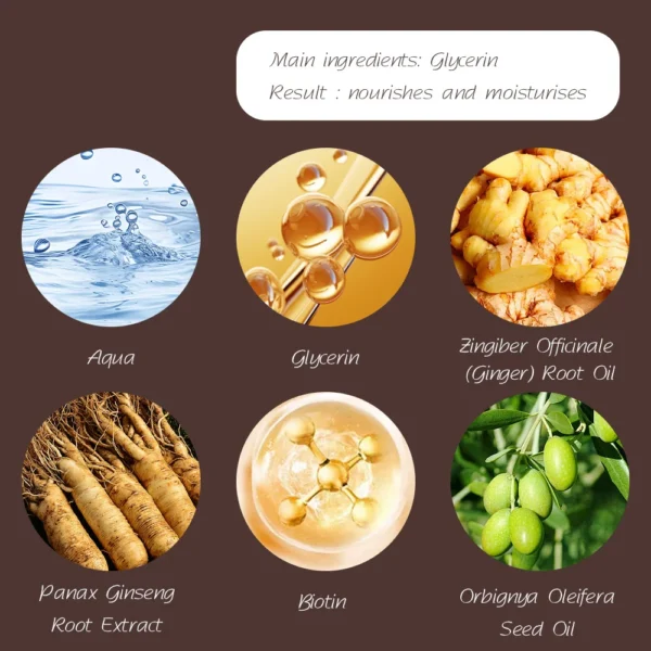 New Hair color shampoo 3 in 1 makes hair instantly from white to brown natural hair color protective sleeve for women 100ML - Image 2