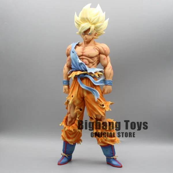 28cm Dragon Ball Z Figure Goku Anime Figures Super Saiyan Goku Gk Statue Gokou PVC Model Toys Doll Collectible Gifts - Image 2