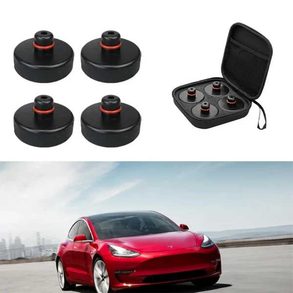 4pcs Lifting Jack Pads for Tesla Model 3 Y S X Highland 2025 2024 2023 Accessories Rubber Pucks Chassis Lift Stands Adapter Case - Image 7