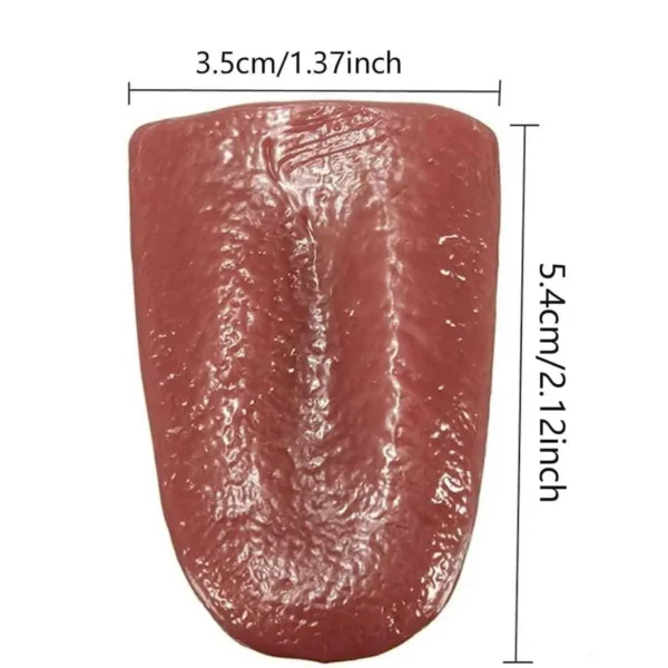 1PC-Hot Horror Funny Tricks Whole Person False Simulation Rubber Tongue Prank Maker Trick Kids Boy Toys Halloween Prank Silicone - Image 6