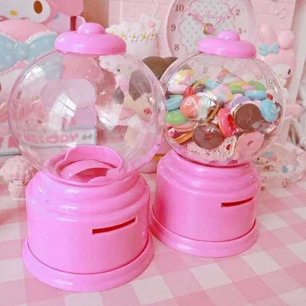 1pc-Candy Machine Cute Candy Dispenser Portable Bank Deposit Box Sweets Machine Nice Gift for Children Home Decor - Image 3