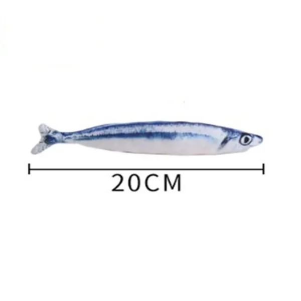 New simulation Fish Cat Toys Soft Plush Catnip Toy Interactive Cat Toys Gifts Funny 3D Fish Shape Doll Pet Supplies - Image 6