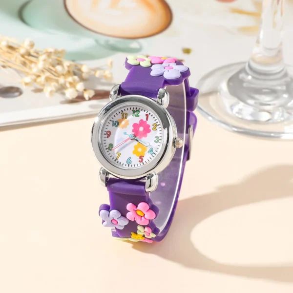 Adorable Kids' Cartoon Watch Set - Wrist Watches with Colorful Designs and Easy-to-Read Face - Perfect Gift for Children - Image 1