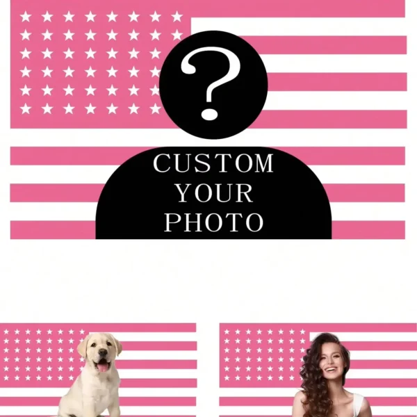 1pc Customizable Personalized Tapestry With Photos And Text, For Birthday, Wedding, Halloween, Christmas, Party - Image 1